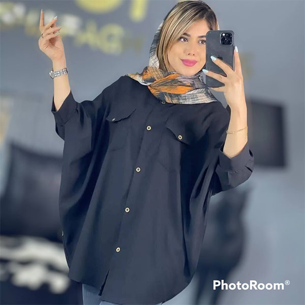 مانتو پانچ مشکی آدیداس