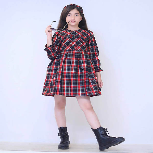 سارافون دخترانه ساتین