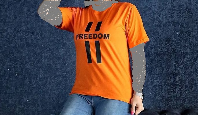تیشرت زنانه نوشته freedom بری مد تیشرت زنانه نوشته freedom بری مد
