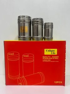 نمکدان استیل مجموعه 3عددی
