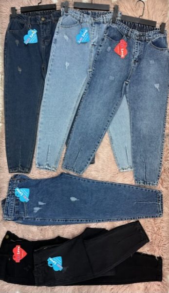 شلوار مام فیت زنانه قد ۹۰ شلوار مام فیت زنانه قد ۹۰