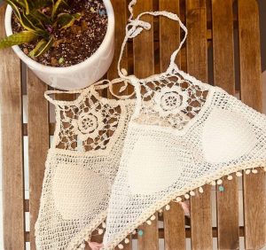 تاپ ساحلی قلابدوزی