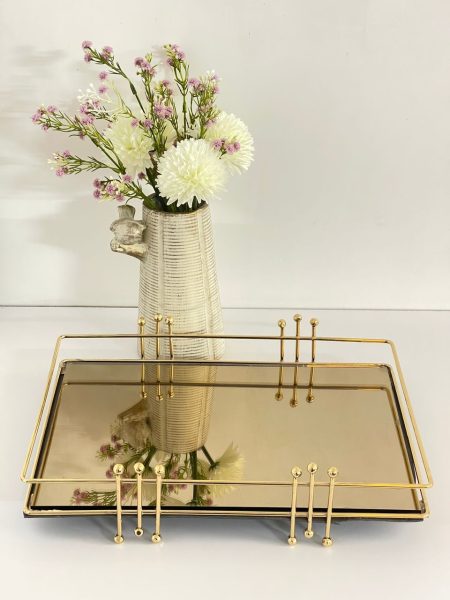 سینی آینه ای مفتولی