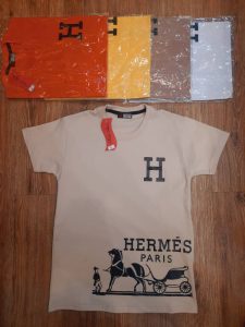تیشرت پنبه طرح H