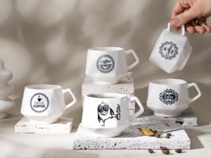 فنجان سرامیکی مدل الماس