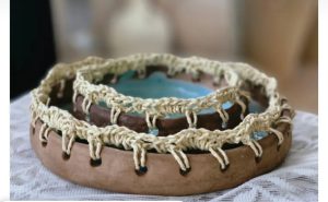 کاسه دستساز پذیرایی مجموعه دو عددی