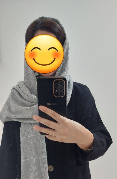 شال پفکی چهارخانه