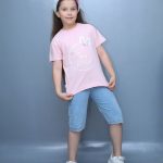 تیشرت شلوارک لی دخترانه