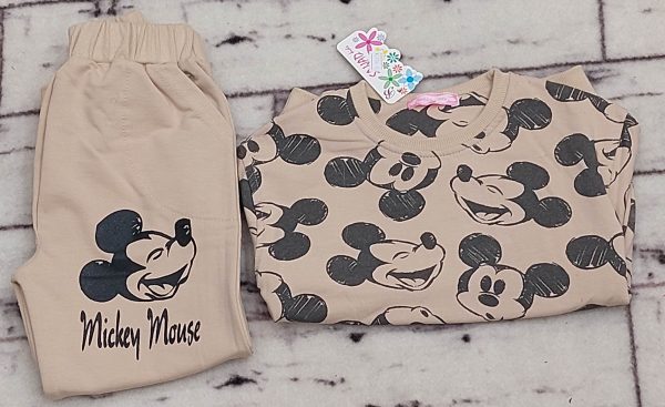 ست بلوز و شلوار دخترانه طرح Mickey Mouse
