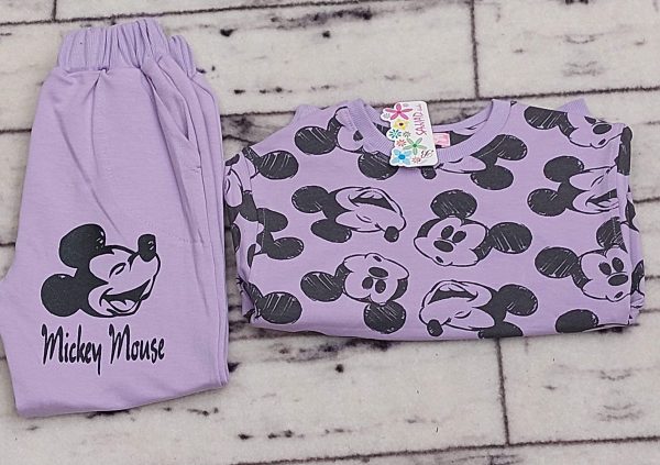 ست بلوز و شلوار دخترانه طرح Mickey Mouse