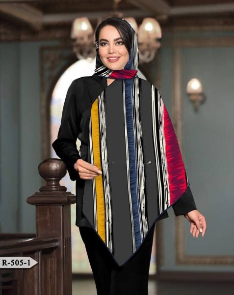 روسری دست دوز نخی وال