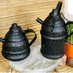 قوری و کتری آتیشی سفری مدل شامورتی