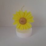 شمع بابونه پایه دار مدل وارمر