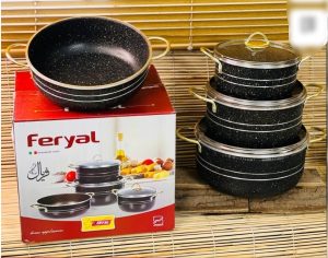 سرویس قابلمه و تابه گرانیتی