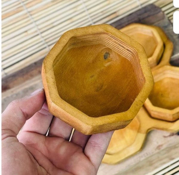 اردو خوری چهار پیاله لونه زنبوری هشت ضلعی