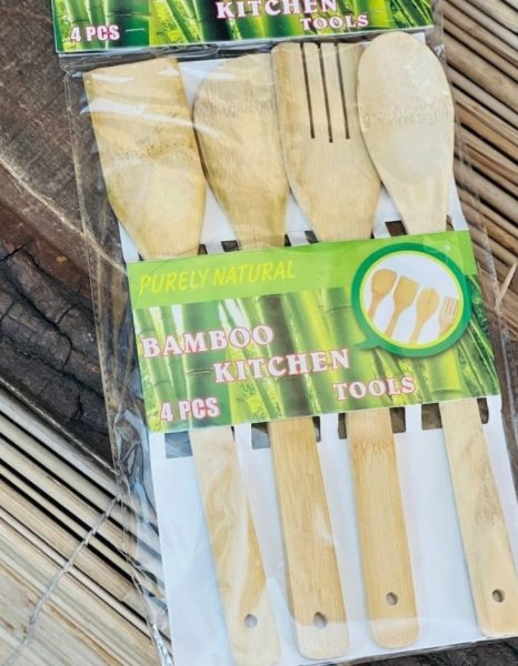 کفگیر چوب بامبو