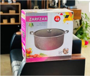 قابلمه 48 پارچه طرح چدن