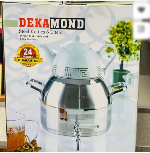کتری و قوری ۶لیتری دکاموند