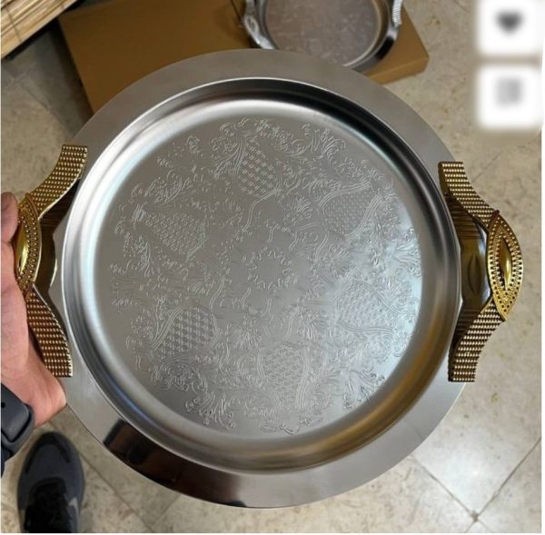 سینی استیل گرد گندم