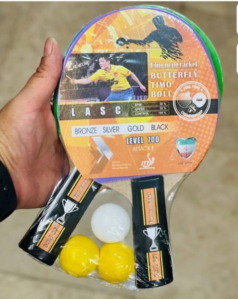 راکت پینگ پنگ چوبی