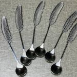 قاشق چای خوری طرح پر