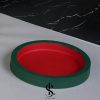 بشقاب گرد لبه دار