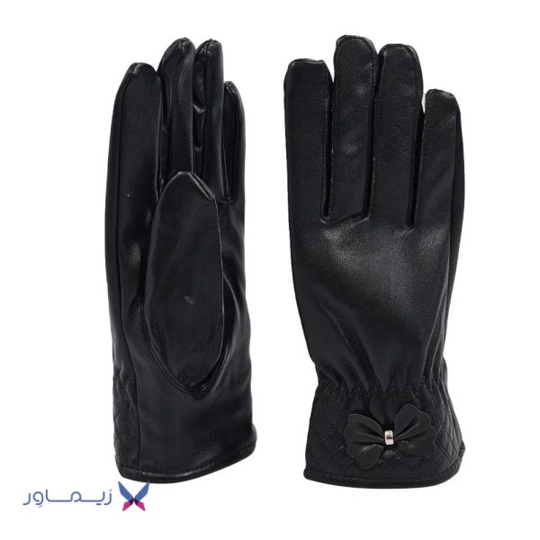 فروش عمده انواع دستکش چرمی زنانه داخل خز
