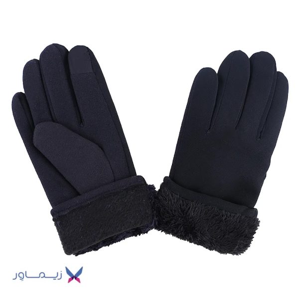 دستکش زنانه داخل خز