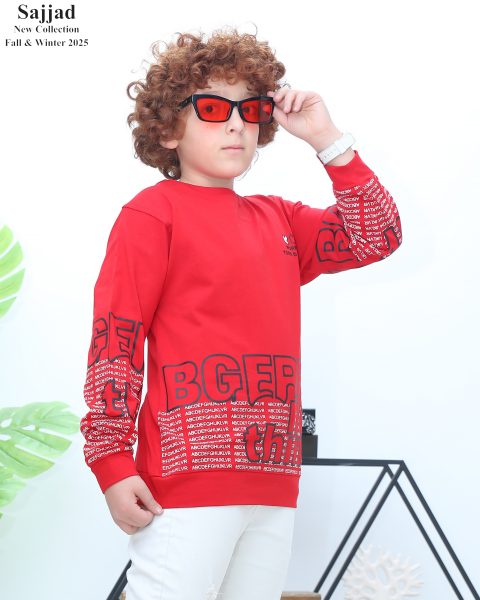 بلوز تک پسرانه طرح vision
