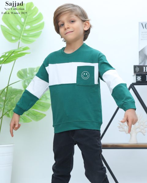 بلوز تک پسرانه طرح sticker