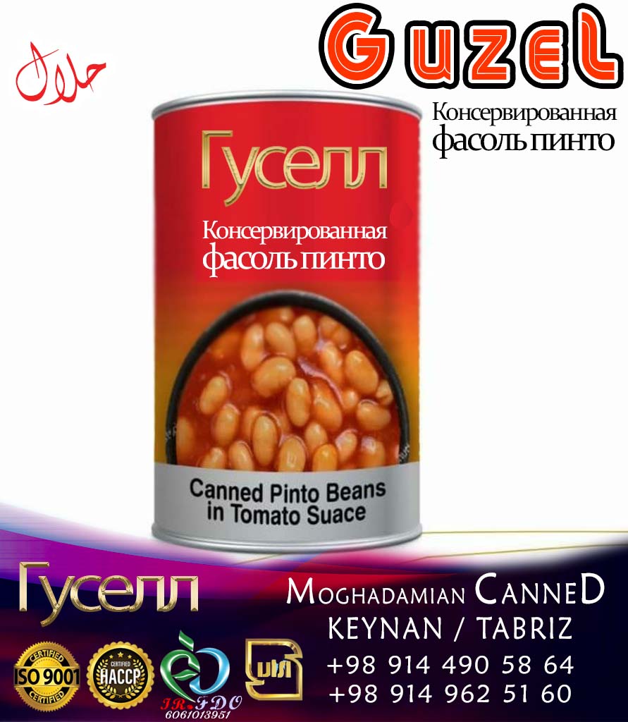 کنسرولوبیا چیتی PINTO BEANS کنسرولوبیا چیتی PINTO BEANS