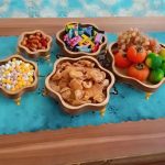 ست سرو پنج تیکه پایه دار