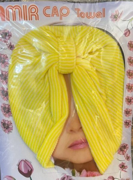 کلاه حوله ای حمام