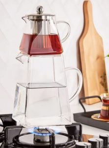 قوری و کتری پیرکس هرمی