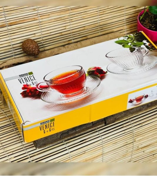 فنجان نلبکی بلور