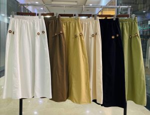 دامن وارداتی کتان بدون آبرفت