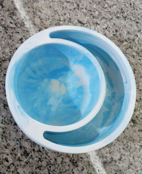 حوضچه ماهی و سبزه