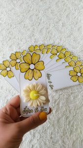 گیفت شمع گل بابونه