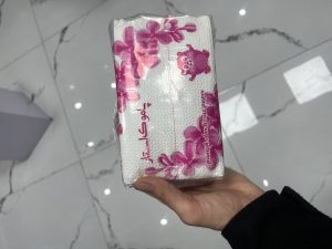 دستمال کاغذی ۷۵ برگ دو لا