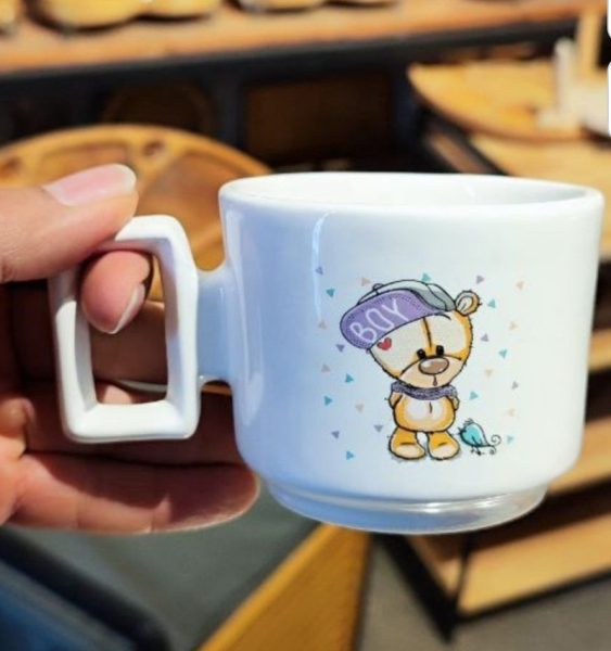 لیوان برجسته سرامیکی