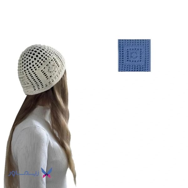 کلاه طرح مکرومه اندلس