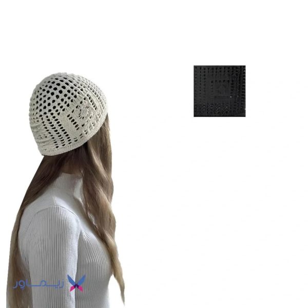 کلاه طرح مکرومه اندلس