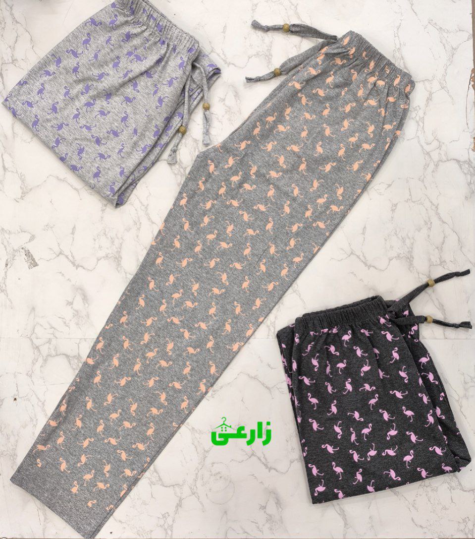 شلوار ملانژ چاپی فلامینگو