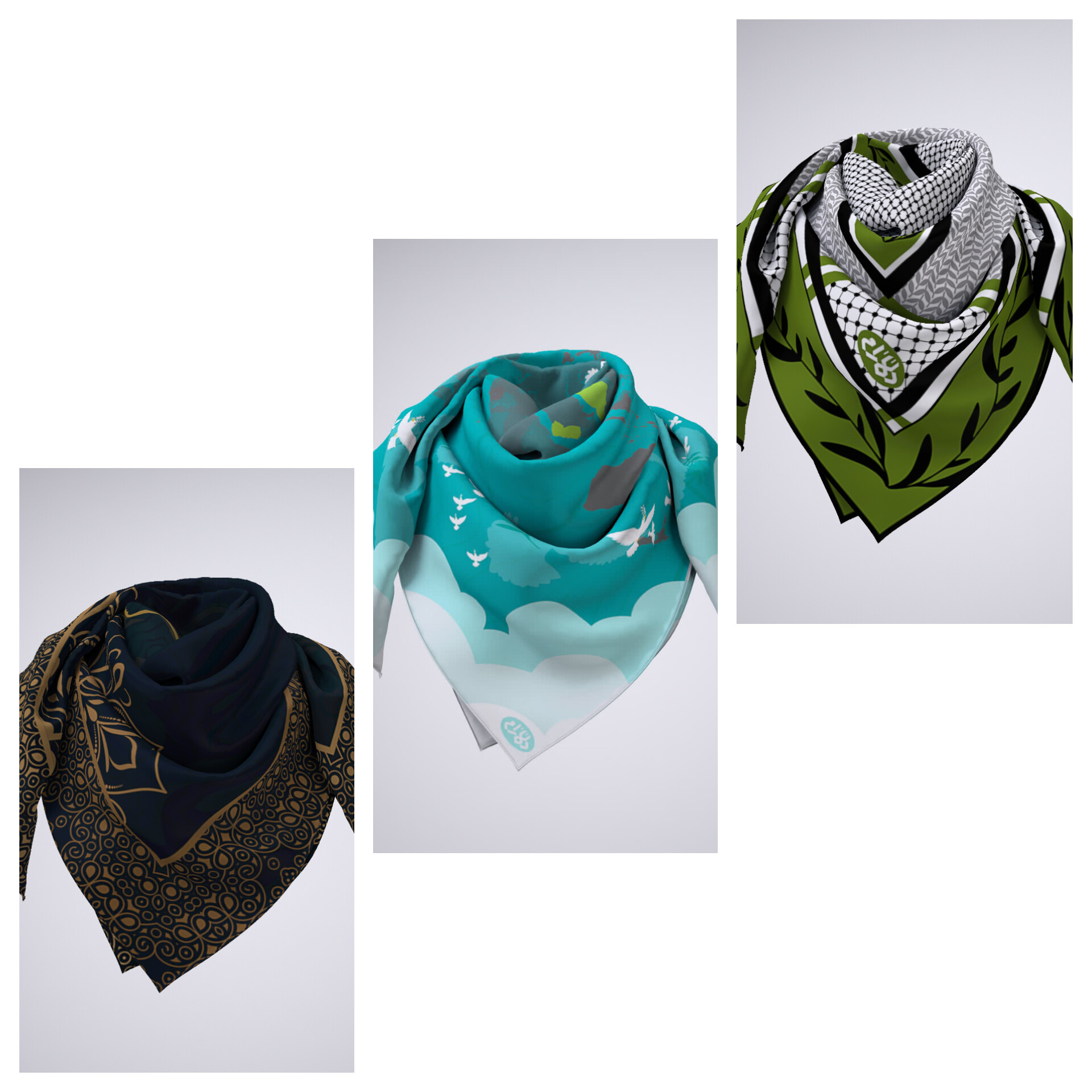 روسری طرح دار روسری طرح دار