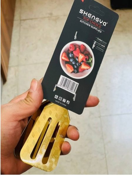 انبر طلایی الماسی شنگیا