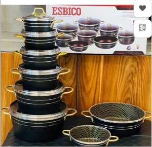 سرویس 14پارچه گلدونی اسبیکو