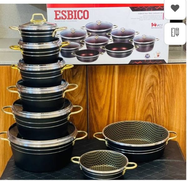 سرویس ۱۴پارچه گلدونی اسبیکو
