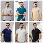 تیشرت یقعه کوبایی مردانه