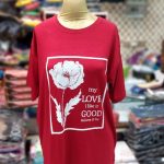 تیشرت جلو نگینی قواره دار