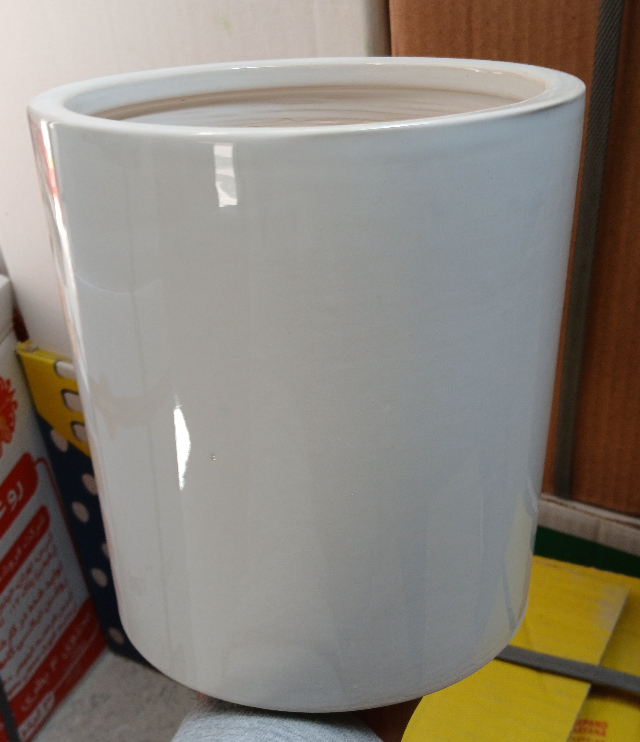 گلدان استوانه تکی ساده
